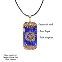 Orgonite Pendentif Energetique - Lapis Lazuli Naturel - 6