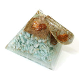 Pack Orgonite Amazonite Pyramide + Pendentif ’PROSPERITE’ - 30% de réduction 6