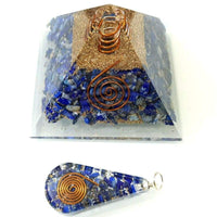 Pack Orgonite Lapis Lazuli Pyramide + Pendentif CONNEXION SPIRITUELLE - Réduction de 30% 5