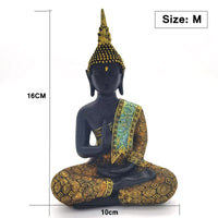 Petites Statues Figurines Bouddha Thailande Fengshui - 3 pièces - 16cm - 4