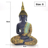 Petites Statues Figurines Bouddha Thailande Fengshui - 3 pièces - 10cm - 6