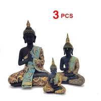 Petites Statues Figurines Bouddha Thailande Fengshui - 3 pièces - 3PCS a set - 45% de réduction 8