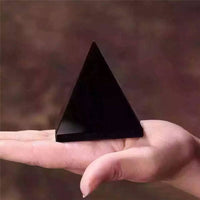 Pyramide noire d’obsidienne naturelle - Réduction de 10% 5