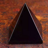 Pyramide noire d’obsidienne naturelle - Réduction de 10% 4