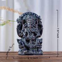 Statuette Ganesh - Figurine Dieu Elephant - Dark Brown - 2