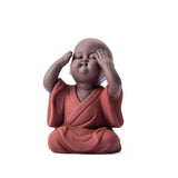 Statuettes 3 Moines bouddhistes - 10x5cm - Réduction de 45% 6
